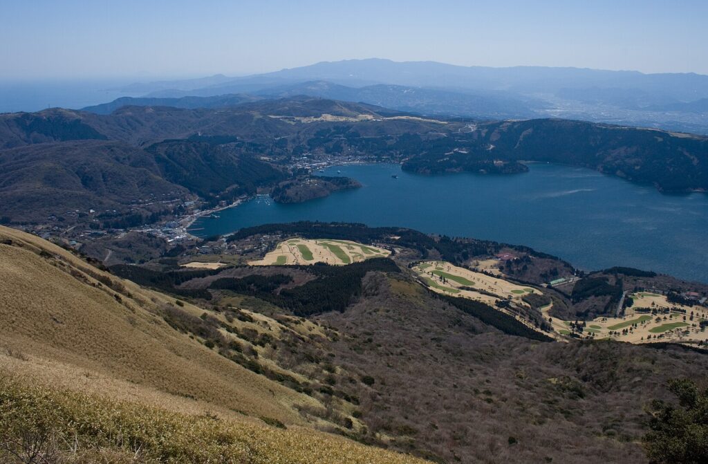 Lake Ashi, Hakone, Kanagawa, Japan.